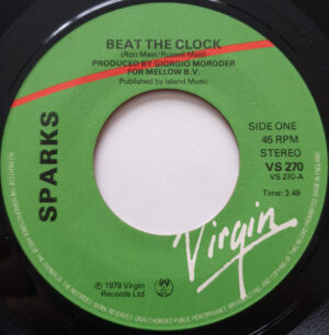 Sparks - Beat The Clock 7 Inch Vinyl Single (7 Inch Record)