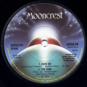 Steeleye Span - Rave On 7 Inch Vinyl Single (7 Inch Record)