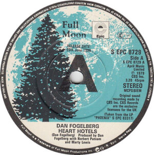 Dan Fogelberg - Heart Hotels 7 Inch Vinyl Single (7 Inch Record, Promo)