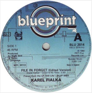 Karel Fialka - File In Forget (7") (Near Mint (NM or M-))