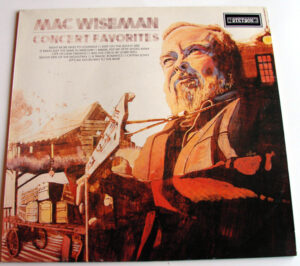 Mac Wiseman - Concert Favorites Vinyl LP (LP Record, Album)