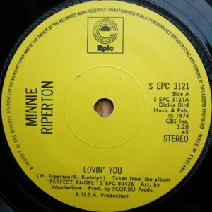 Minnie Riperton - Lovin' You 7 Inch Vinyl Single (7 Inch Record)