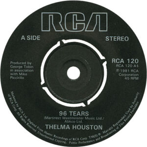 Thelma Houston - 96 Tears 7 Inch Vinyl Single (7 Inch Record)