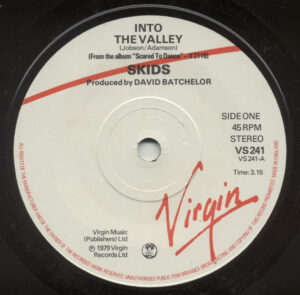 Skids - Into The Valley 7 Inch Vinyl Single (7 Inch Record)