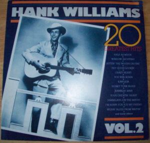 Hank Williams - 20 Greatest Hits Vol.2 Vinyl LP (LP Record, Compilation)