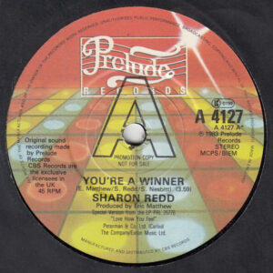 Sharon Redd - You're A Winner 7 Inch Vinyl Single (7 Inch Record, Promo)