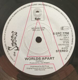 The Sinceros - Worlds Apart / Girl I Realise 7 Inch Vinyl Single (7 Inch Record, Promo)