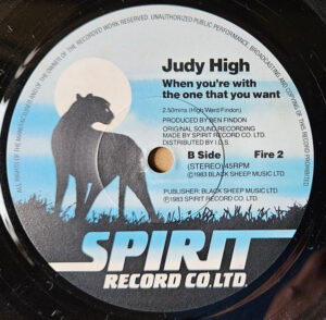 Judy High - Push (Just A Little Bit Harder) (7", Single) (Near Mint (NM or M-))