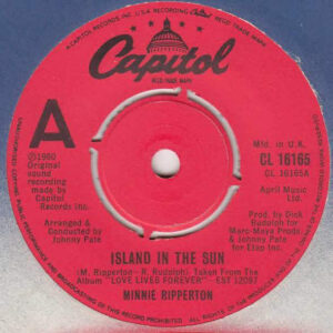 Minnie Riperton - Island In The Sun 7 Inch Vinyl Single (7 Inch Record)