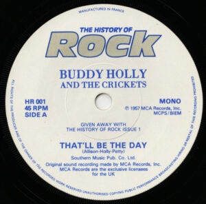 Buddy Holly And The Crickets (2) - That'll Be The Day (7", Mono, Fra) (Near Mint (NM or M-))