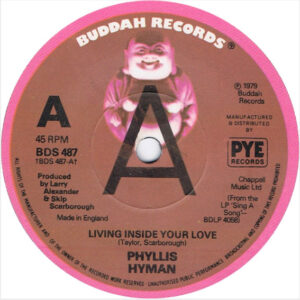 Phyllis Hyman - Living Inside Your Love 7 Inch Vinyl Single (7 Inch Record, Promo)