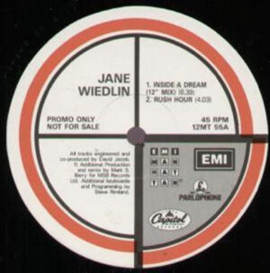 Jane Wiedlin - Inside A Dream 12 Inch Vinyl Single (12 Inch Record, Promo)