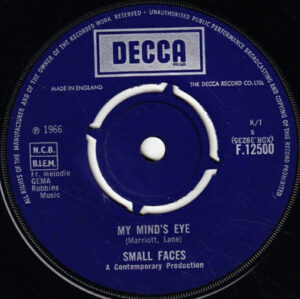 Small Faces - My Mind's Eye 7 Inch Vinyl Single (7 Inch Record)