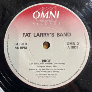 Fat Larry's Band - Nice / Which One Should I Choose 7 Inch Vinyl Single (7 Inch Record)