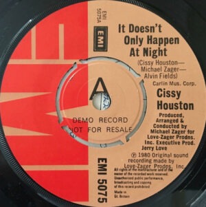 Cissy Houston - It Doesn't Only Happen At Night / Step Aside For A Lady 7 Inch Vinyl Single (7 Inch Record, Promo)