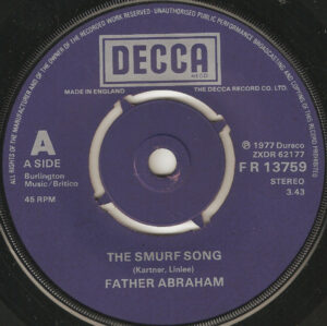 Vader Abraham - The Smurf Song 7 Inch Vinyl Single (7 Inch Record)