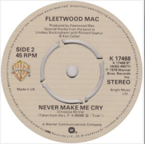 Fleetwood Mac - Tusk 7 Inch Vinyl Single (7 Inch Record)